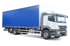 Car Hire Cwmbran - 26 Tonne Curtain Side Lorry - Truck hire Cwmbran